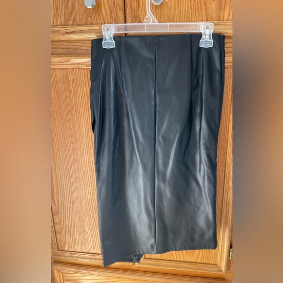 Dynamite faux leather pull on pencil skirt. - Picture 3 of 5